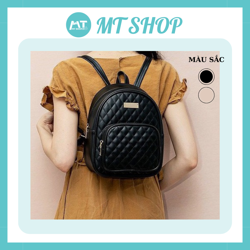 Balo nữ nhỏ xinh đeo vai in hình đáng yêu cute KHÔNG KÈM MÓC KHOÁ