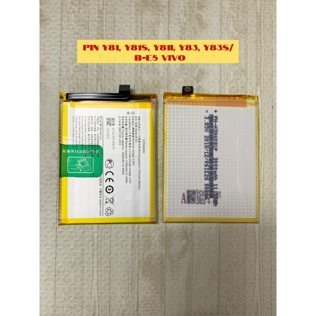 Pin Y81, Y81s, Y81i, Y83, Y83s, Y83 /B-E5 - vivo