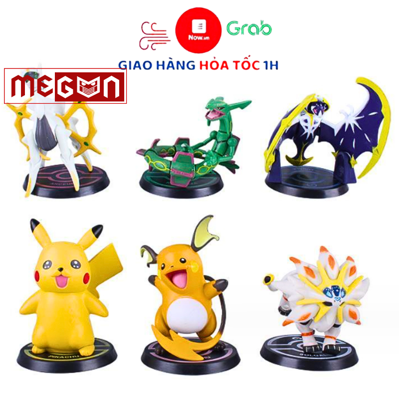 Mô Hình Nhân Vật Pokemon yêu tinh, Pikachu/Charizard Siêu Ngộ Nghĩnh, Cute - Figure Pokemon mô hình Megun