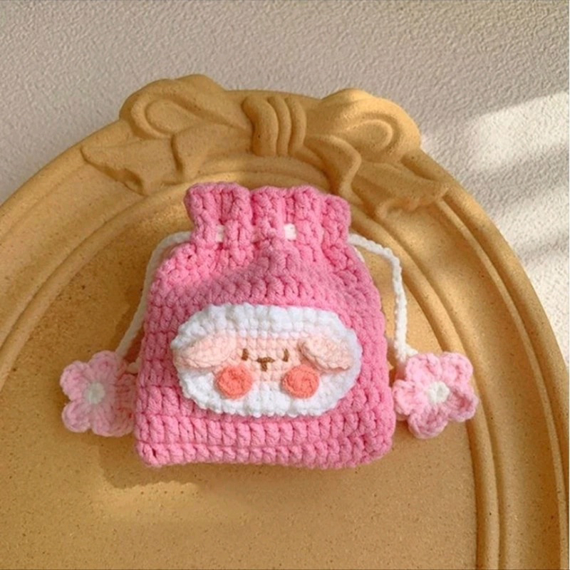 🌸Túi len dây rút mini🌸Túi len handmade làm túi thơm/túi tỏi cho bé….🌸