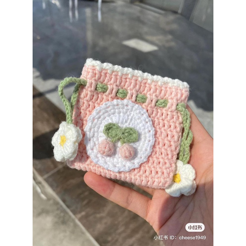 🌸Túi len dây rút mini🌸Túi len handmade làm túi thơm/túi tỏi cho bé….🌸