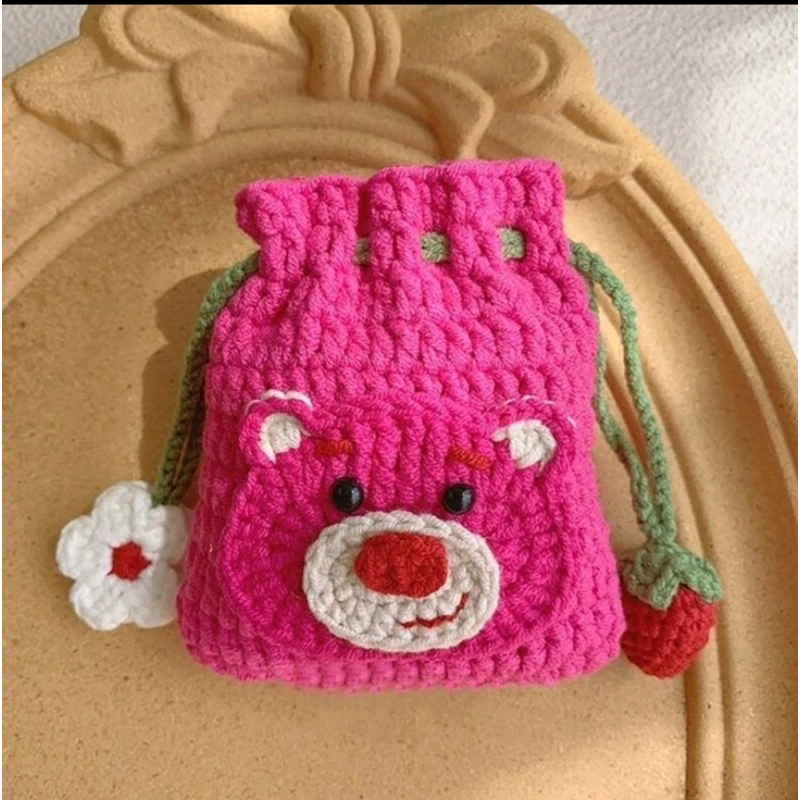 🌸Túi len dây rút mini🌸Túi len handmade làm túi thơm/túi tỏi cho bé….🌸