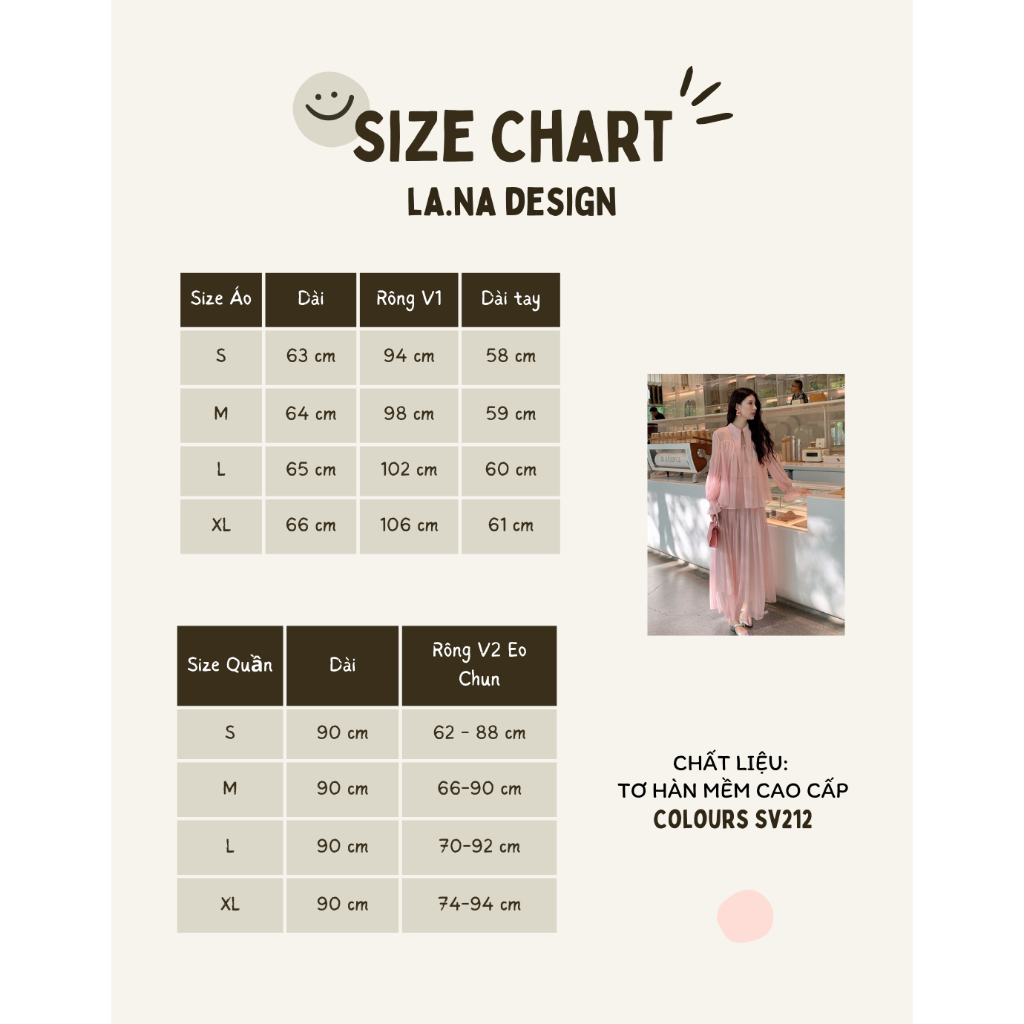 Set váy bánh bèo thiết kế cao cấp La.na váy tiểu thư dài tay cá tính màu hồng - SV212