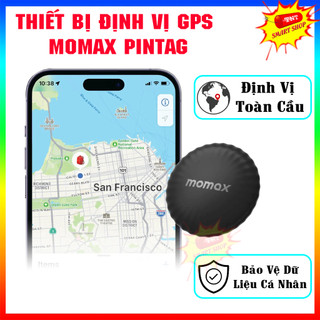 (Sẵn Hàng) Thiết Bị Định Vị GPS MOMAX Pintag BR5 Không Cần Lắp Sim - Bộ Định Vị MOMAX Kết Nối IOS Toàn Cầu