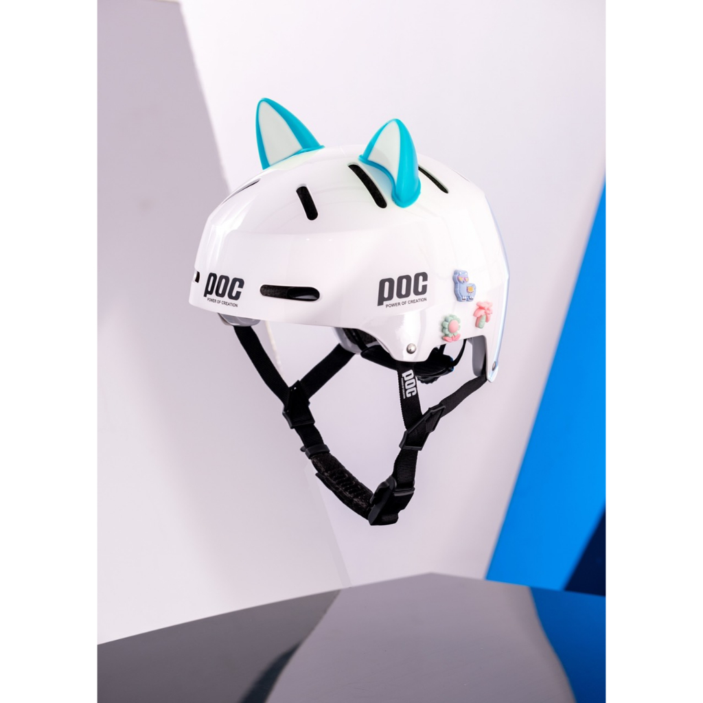 Tai Mèo Cao Su Gắn Nón Chính Hãng poc