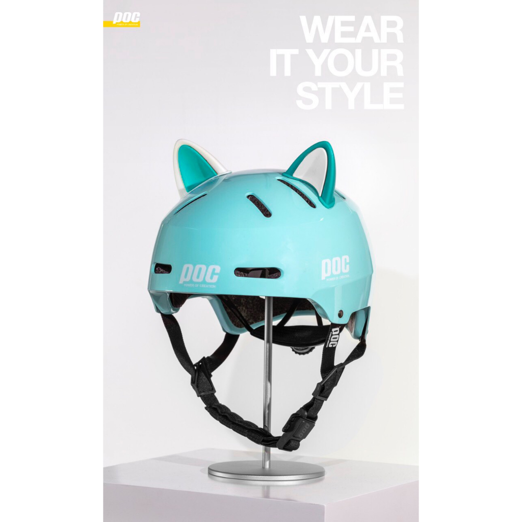 Tai Mèo Cao Su Gắn Nón Chính Hãng poc