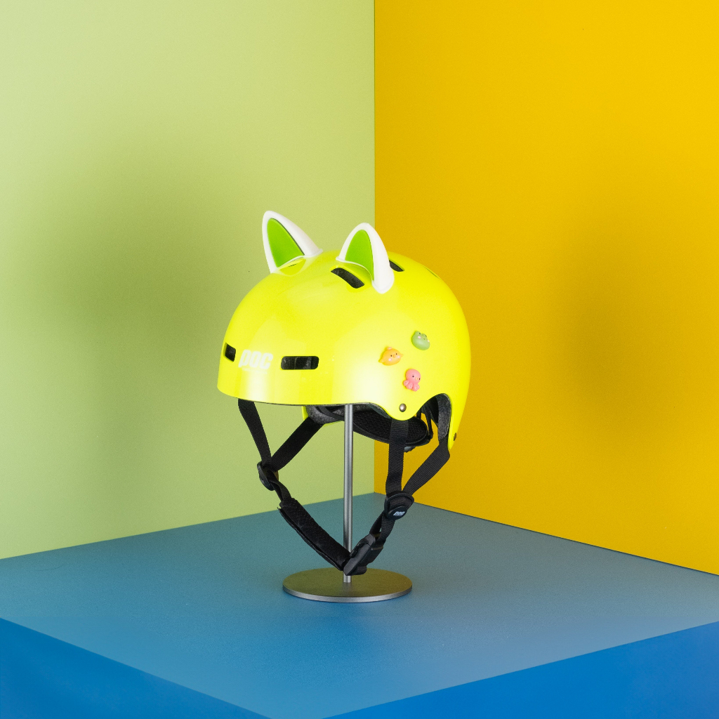 Tai Mèo Cao Su Gắn Nón Chính Hãng poc