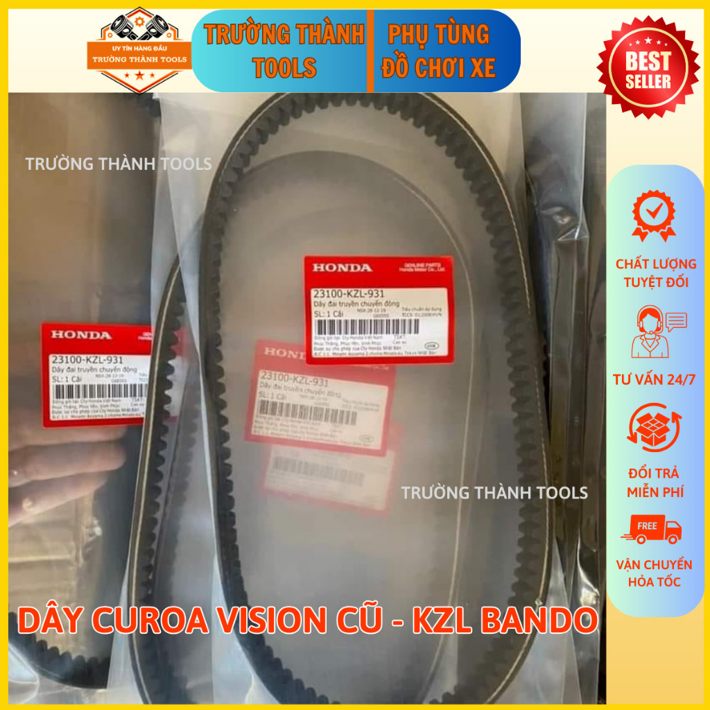 Dây Curoa Vision cũ, dây đai chuyển động Vision cũ mã KZL Bando cao cấp - TRƯỜNG THÀNH TOOLS