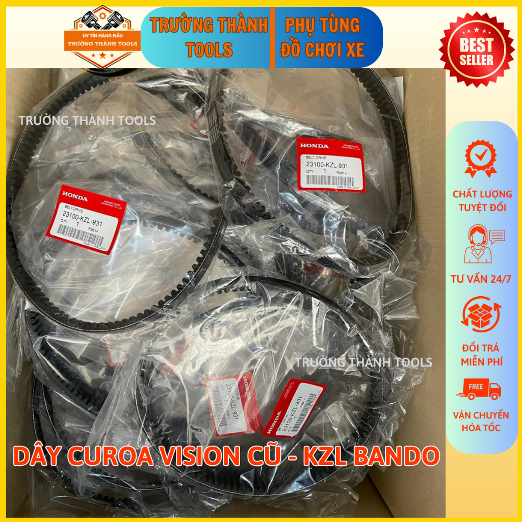 Dây Curoa Vision cũ, dây đai chuyển động Vision cũ mã KZL Bando cao cấp - TRƯỜNG THÀNH TOOLS