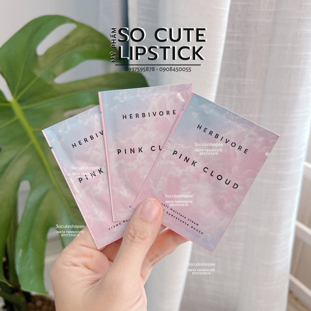 Sample Kem Dưỡng Ẩm Cấp Nước Herbivore Pink Cloud Soft Moisture Cream