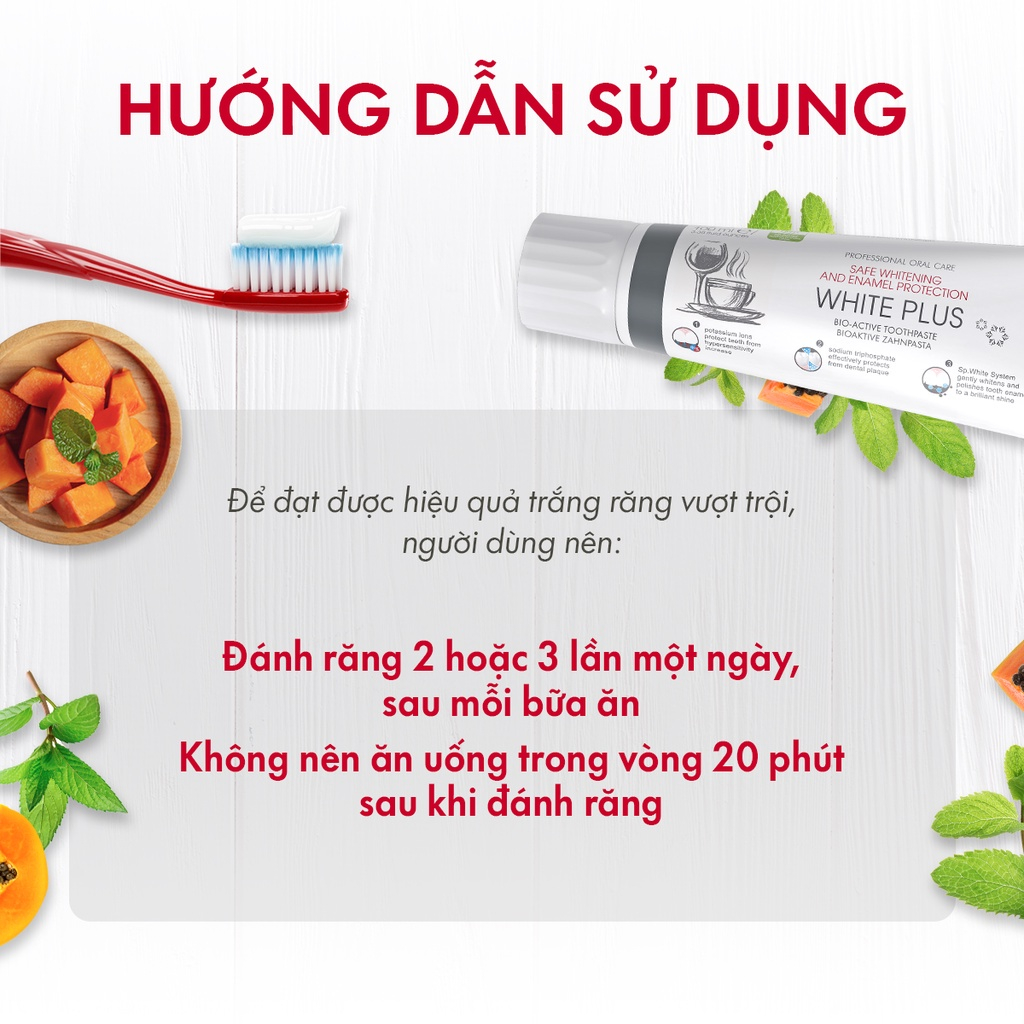 [Livestream] Combo 3 tuýp kem đánh răng SPLAT White Plus loại bỏ ố vàng làm sáng men răng 100ml