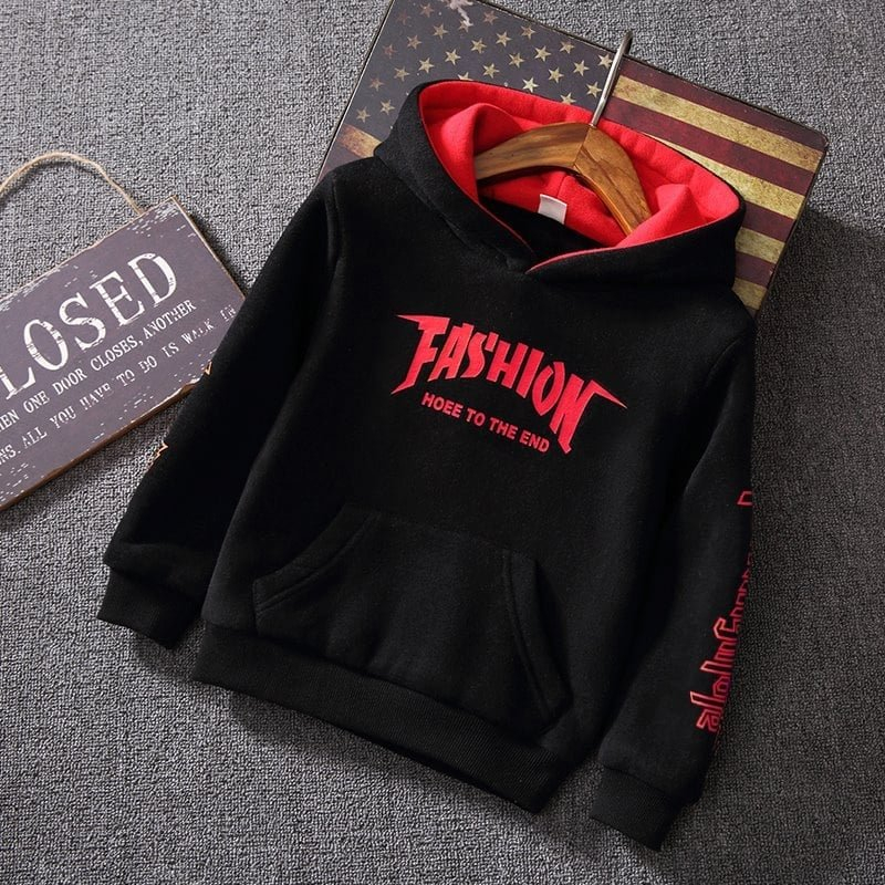 Áo nỉ Hoddie cho bé trai, bé gái áo nỉ hoodie basic form rộng size đại đến 80kg - HOODIE Fashion