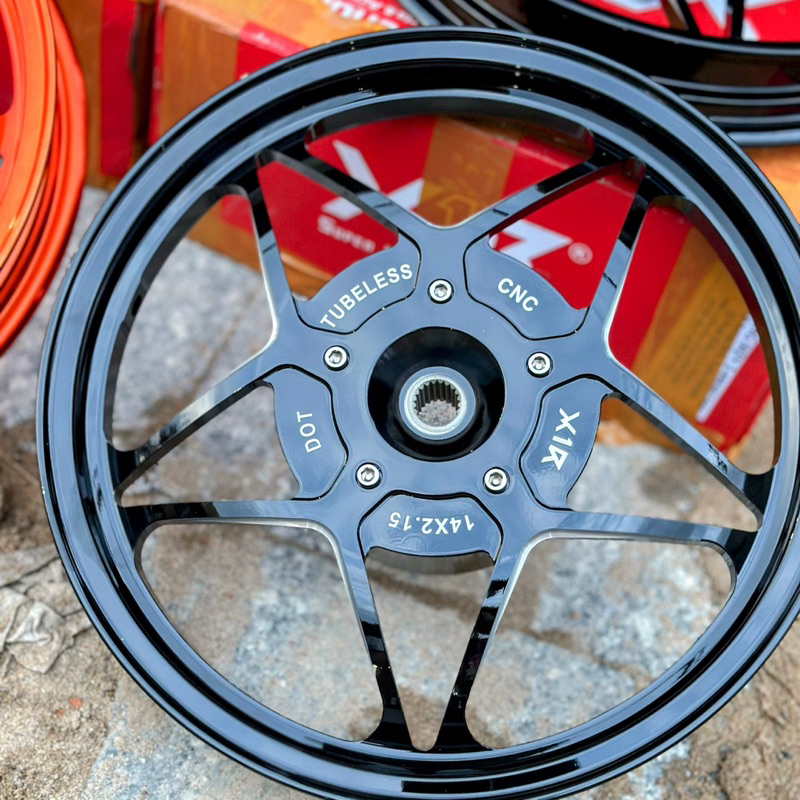 Mâm X1R CNC Ngôi Sao AB/Vision Chính Hãng Lắp đặt như zin