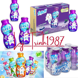 Sữa chua uống Fristi Hương nho - Hương cam (80ml*6chai)