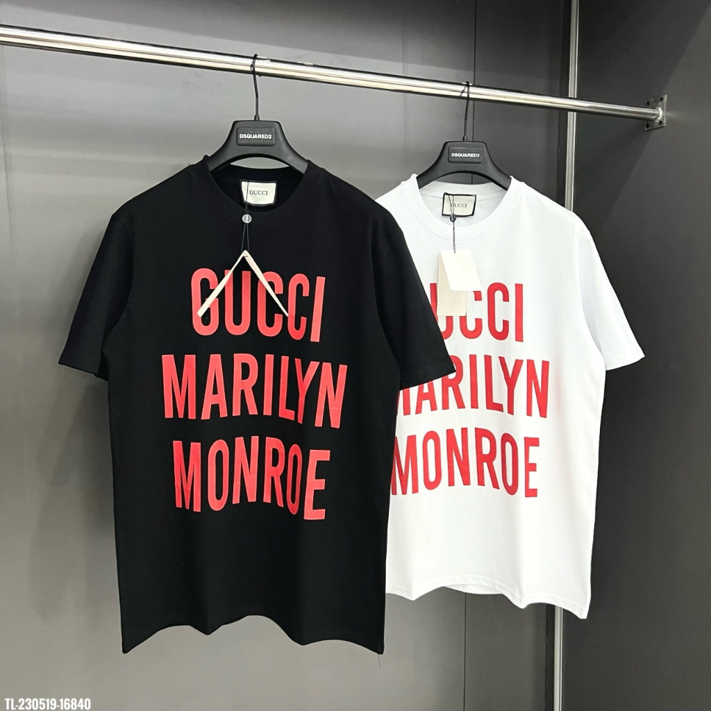 Áo Phông Nam Nữ G-C Marilyn Monroe Chất Liệu Cotton Cao Cấp - Áo Thun Form Đẹp 2023