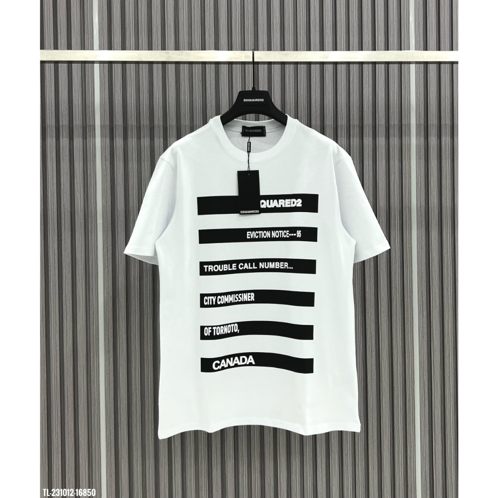 Áo Phông ĐSQ Phối Sọc Ngang LA ON WEB Siêu Chất