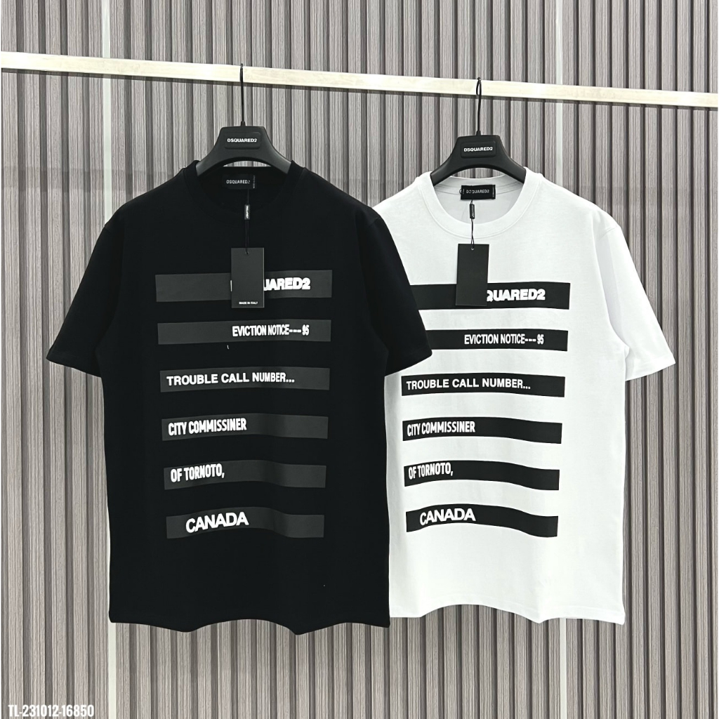 Áo Phông ĐSQ Phối Sọc Ngang LA ON WEB Siêu Chất