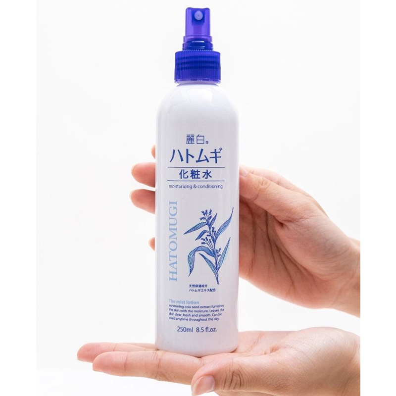 Xịt khoáng ý dĩ trắng da Reihaku Hatomugi Mist Lotion 250ml Nhật