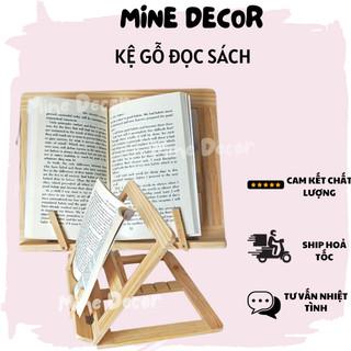 Giá đỡ, kệ đọc sách gỗ để bàn thông minh