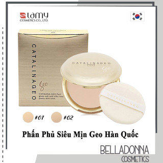 [Chuẩn Auth] Phấn phủ siêu mịn Catalina Geo Pact (2 Tone màu)