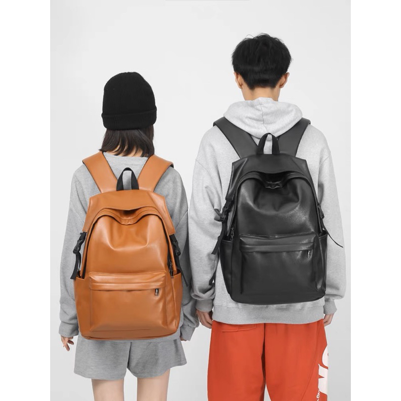 Balo da pu chống thấm cao cấp unisex