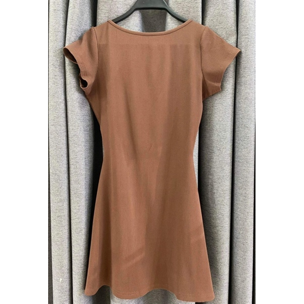 Đầm thun khoét lưng dáng ngắn FIONA DRESS