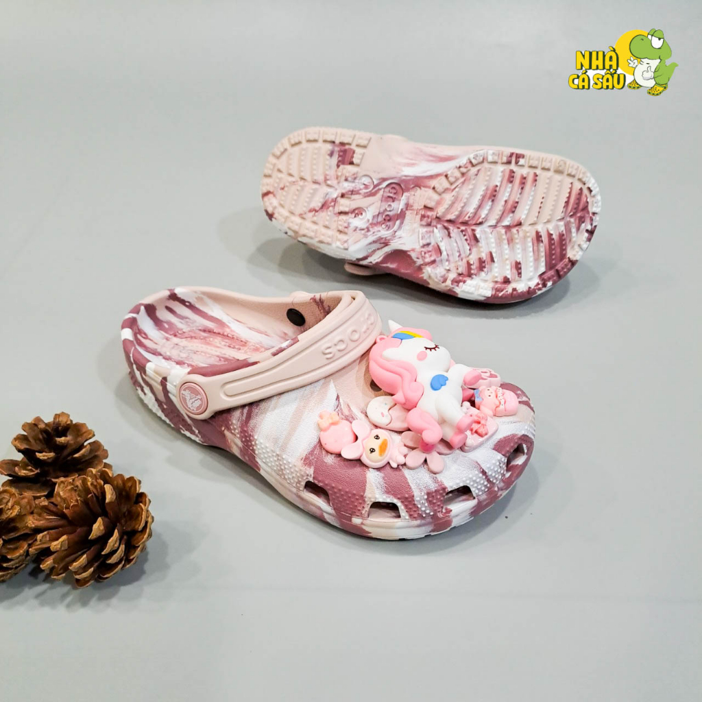Dép sục cross classic camo loang chính hãng nam nữ nhiều màu, sục cross classic tặng kèm jibbitz - Nhà Cá Sấu