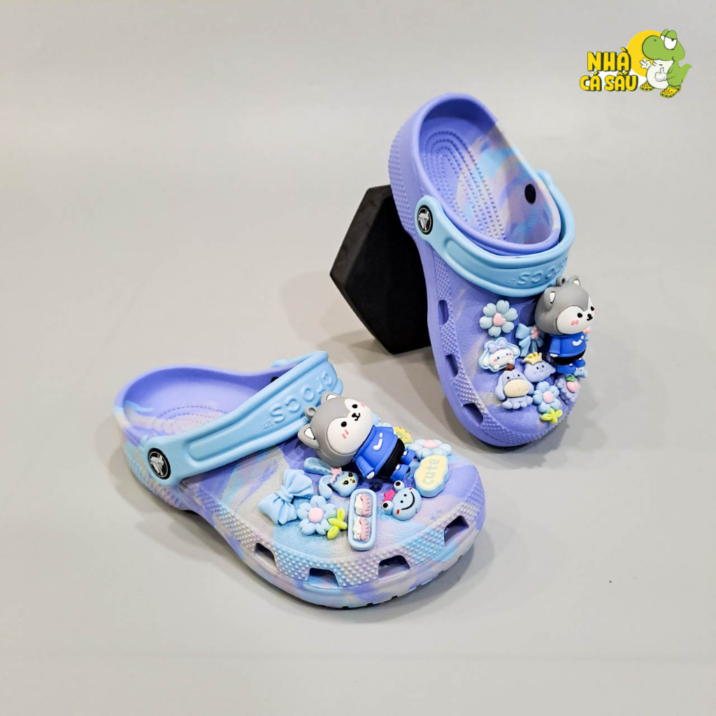 Dép sục cross classic camo loang chính hãng nam nữ nhiều màu, sục cross classic tặng kèm jibbitz - Nhà Cá Sấu
