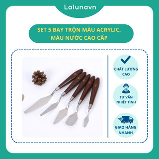 Set 5 Bay Trộn Màu Acrylic, Màu Nước Cao Cấp - A35