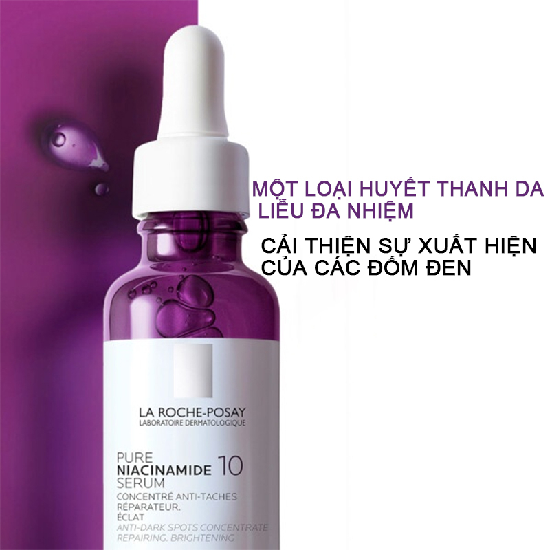 Tinh Chất Làm Sáng Da Mờ Thâm La Roche-Posay Pure Niacinamide 10 Serum 30ml