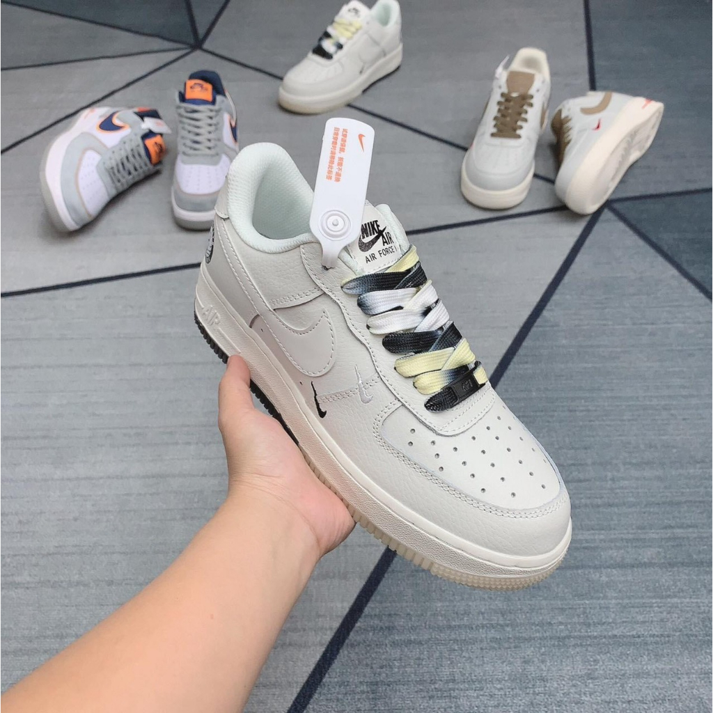 Giày_Nike AF1 Nam Nữ Thời Trang, Giày Air Force 1 Âm Dương Thời Trang Hàng Đẹp Full Box