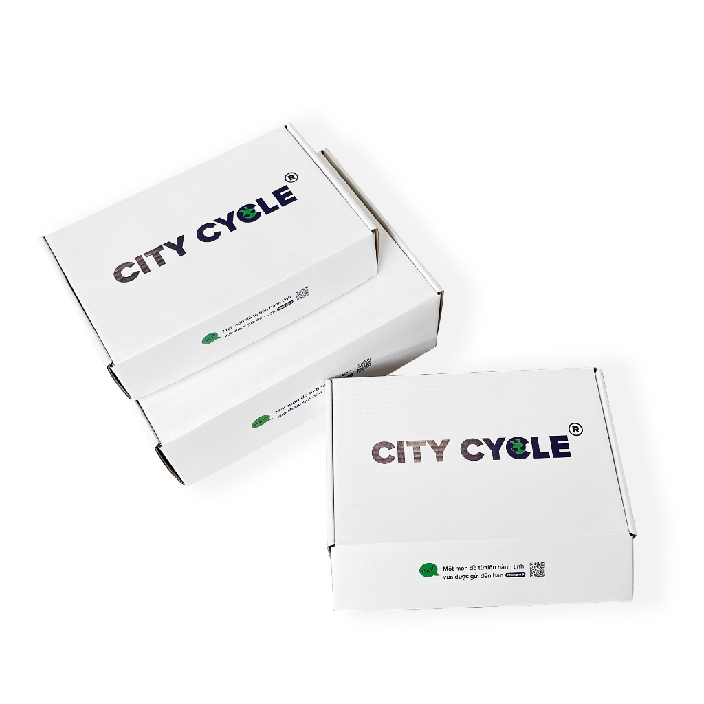 Hộp đựng quần áo Local Brand City Cycle Box carton tặng kèm gói quà tặng đồ Unisex Streetwear