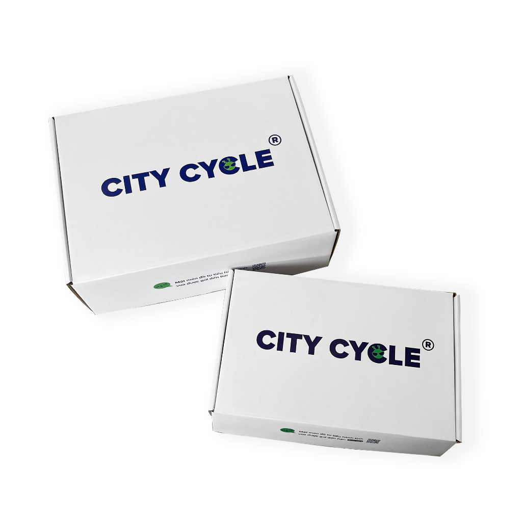 Hộp đựng quần áo Local Brand City Cycle Box carton tặng kèm gói quà tặng đồ Unisex Streetwear