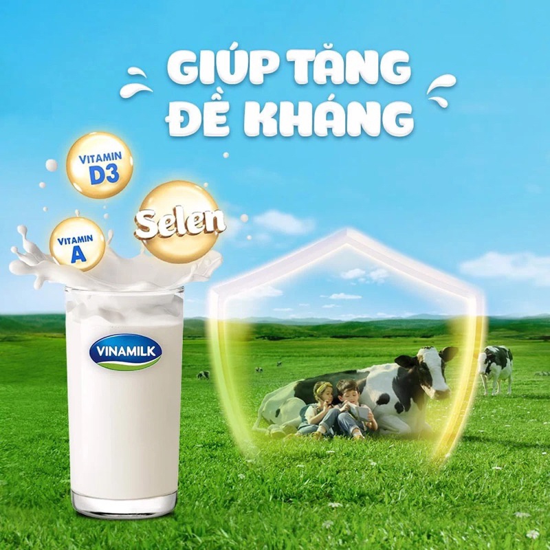 Thùng 12 hộp Vinamilk Sữa tươi 100% 1 lít