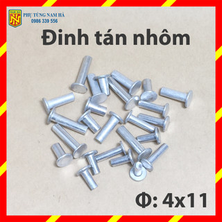 50gr Đinh tán nhôm, đinh nhôm tán đường kính thân phi 4x11