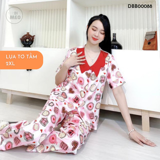 🌵 ĐỒ BỘ PIJAMA (FULLSIZE L-XL-2XL) MẶC NHÀ, SAU SINH LỤA LATIN CAO CẤP QUẦN DÀI TAY NGẮN 🌵