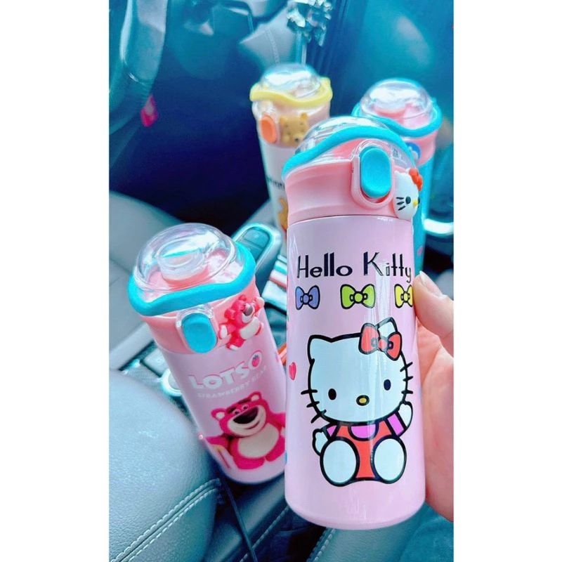 Bình Giữ Nhiệt Siêu CuTe Kèm ống Hút Dung Tích 500ml
