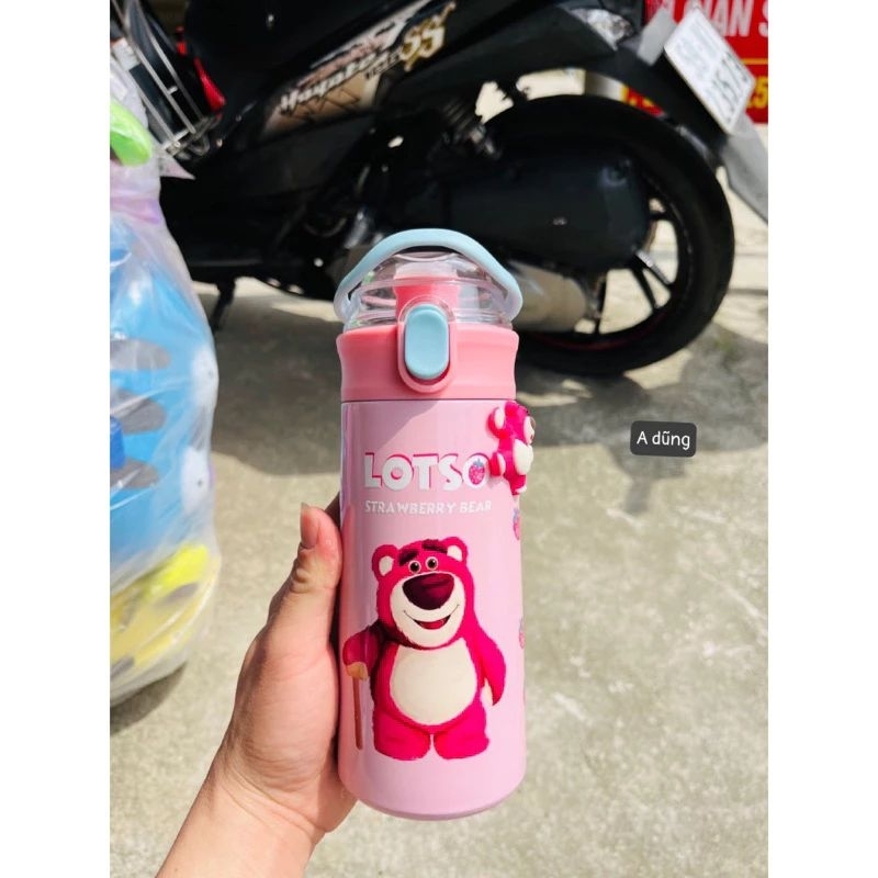 Bình Giữ Nhiệt Siêu CuTe Kèm ống Hút Dung Tích 500ml