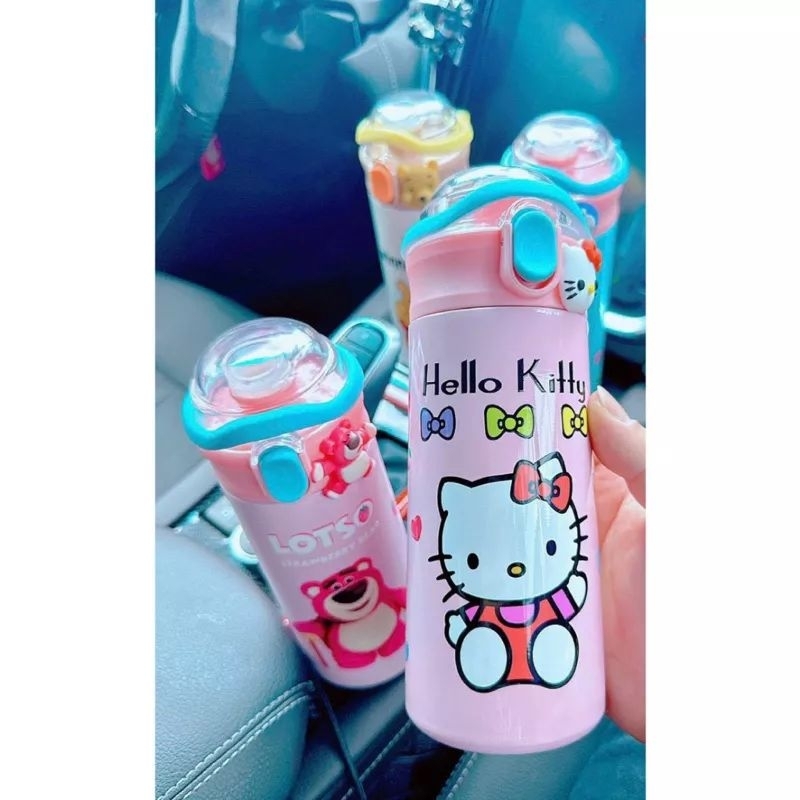 Bình Giữ Nhiệt Siêu CuTe Kèm ống Hút Dung Tích 500ml