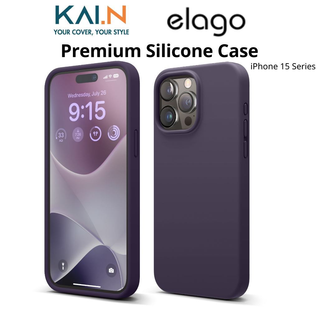 Ốp Lưng Silicone Elago Dành Cho iPhone 15 Pro Max / iPhone 15 Pro, Elago Premium Silicone Case - HÀNG CHÍNH HÃNG