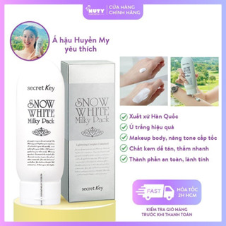 Kem Ủ Trắng Secret Key Snow White Milky Pack (200ml)