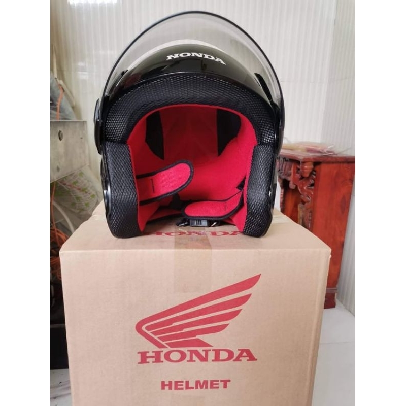 NÓN/MŨ BẢO HIỂM HONDA SIÊU PHẨM  3/4 NHẬP INDONESIA.CÓ TRẦY XƯỚC DO VẬN CHUYỂN LƯU KHO.