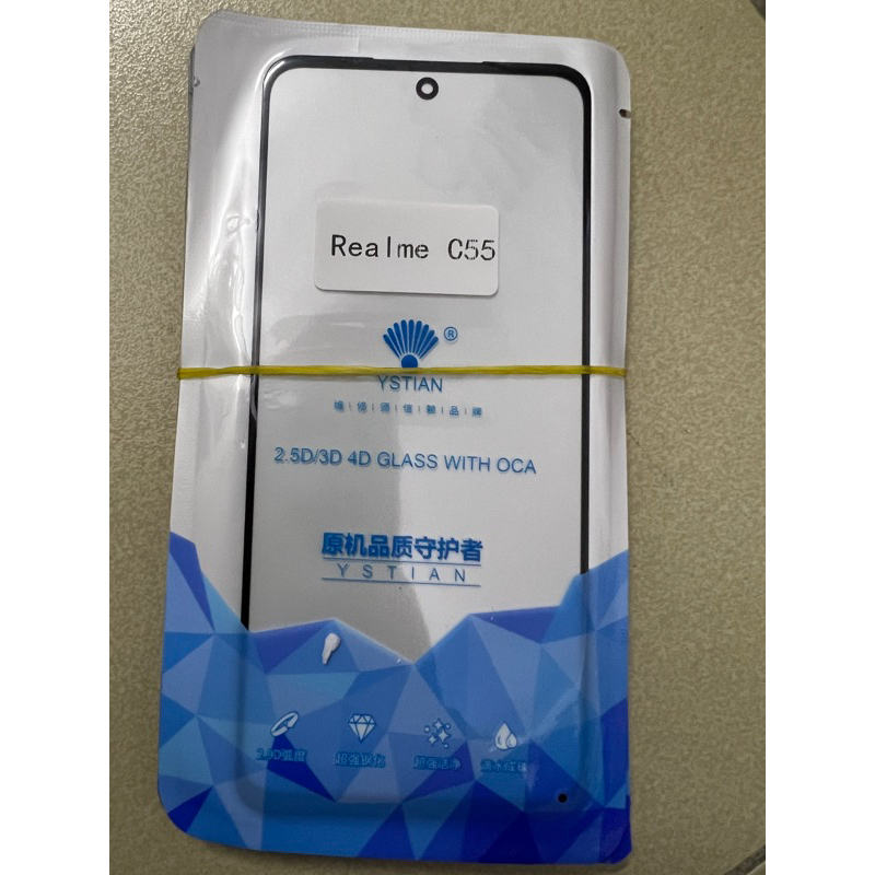 Kính realme c55 liền keo
