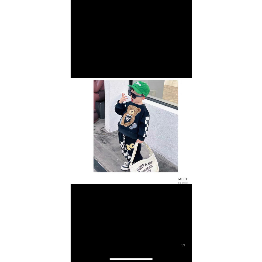 Bộ gấu vải nỉ ép đẹp mà giá rẻ rành cho bé 8-25 kg