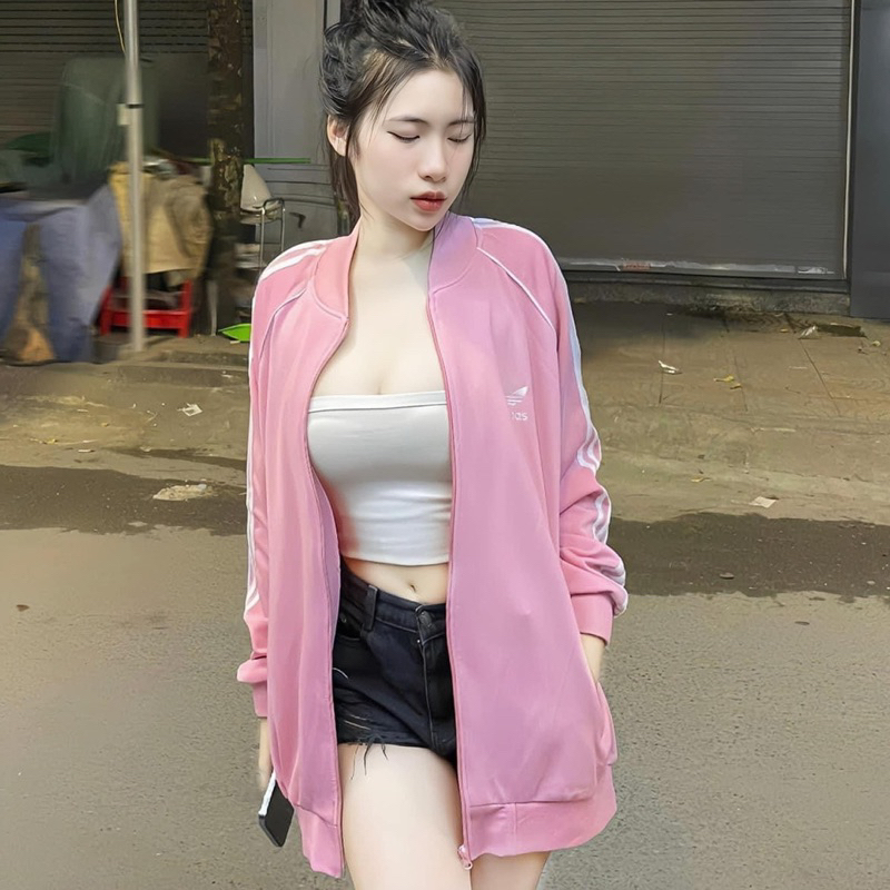 ÁO KHOÁC UMI LOGO BA LÁ DAS VIỀN TRẮNG 6 MÀU