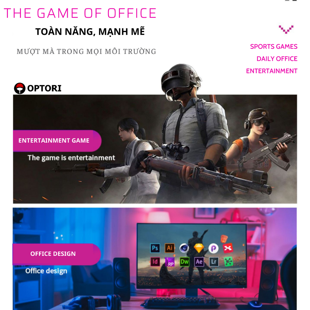 Máy tính đồ họa – PC Gaming – NUC AMD Ryzen9 6900HX 8 cores 16 threads 4.9Ghz