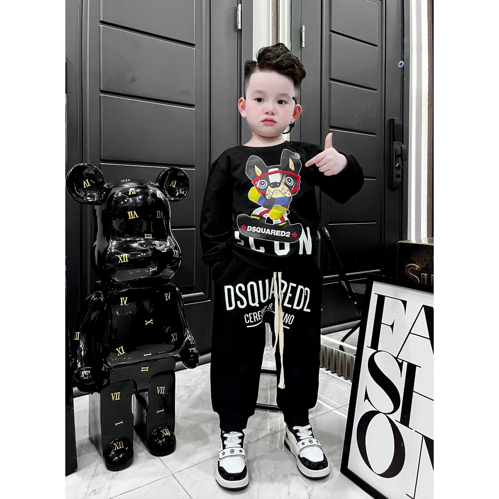 Set Nỉ Icon Chó Dọc