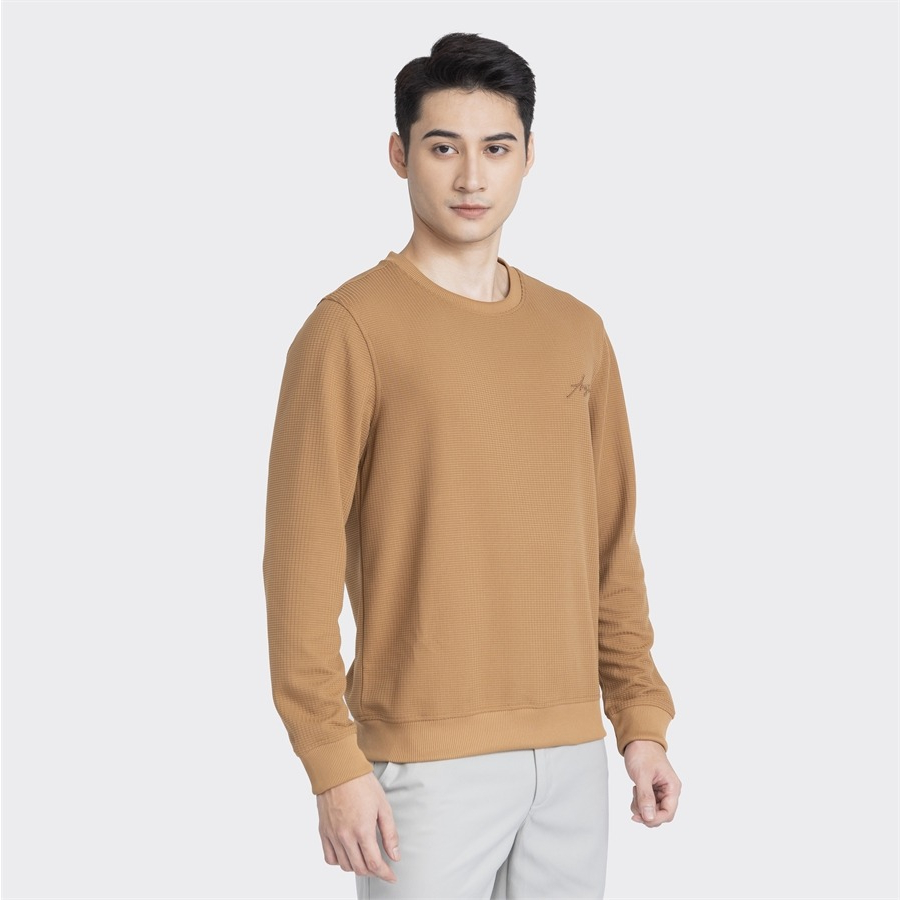 Áo thu đông nam ARISTINO chất liệu cao cấp, tay bo gấu năng động - ASW001W3