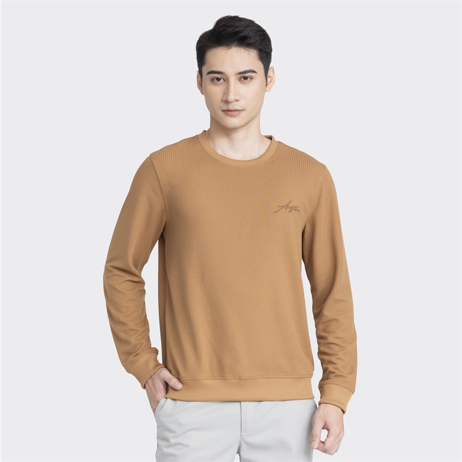 Áo thu đông nam ARISTINO chất liệu cao cấp, tay bo gấu năng động - ASW001W3