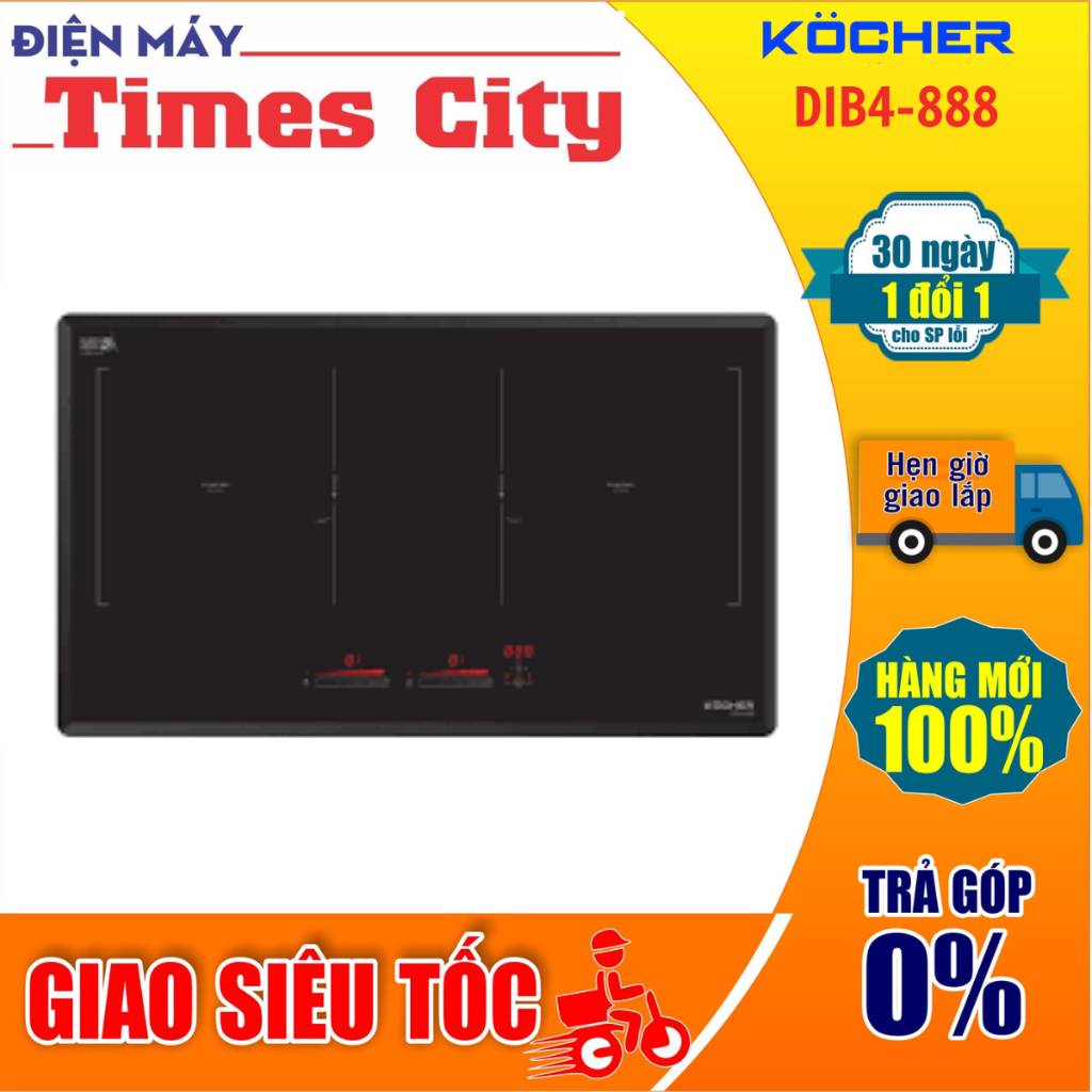Bếp điện âm 2 từ KOCHER DIB4-888